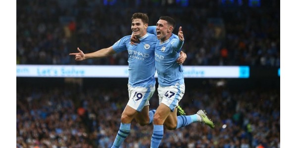 A combinação perfeita de Phil Foden e Julián Álvarez A combinação perfeita de Phil Foden e Julián Álvarez